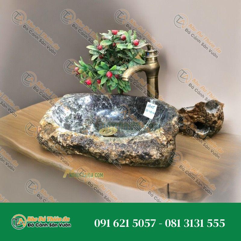 Lavabo đá cuội vô định hình