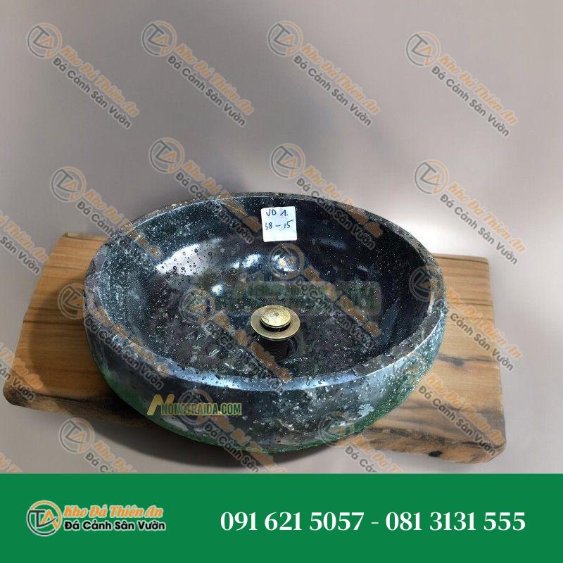 Lavabo đá cuội xanh Ấn