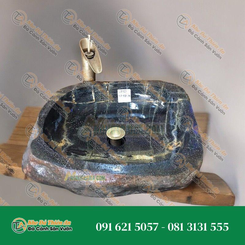 Lavabo đá cuội xanh ngọc VIP