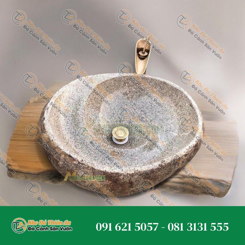 Lavabo đá cuội xoáy lòng