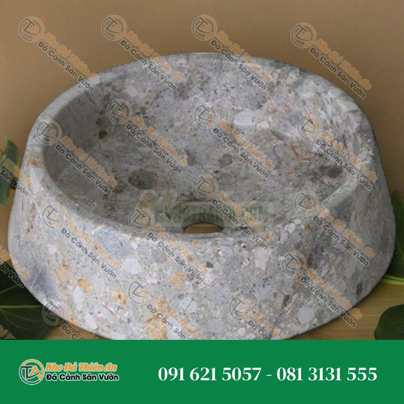 Lavabo đá marble vàng Campuchia