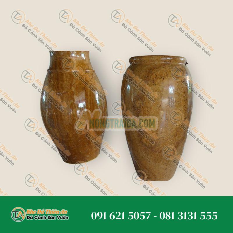 Lọ hoa màu mật ong, kích thước cao 50cm, rộng 30cm