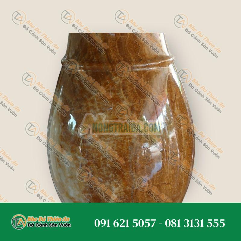 Lọ hoa màu mật ong, kích thước cao 60cm, rộng 30cm