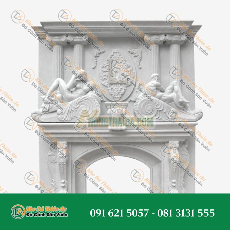 Lò sưởi đá cẩm thạch cao