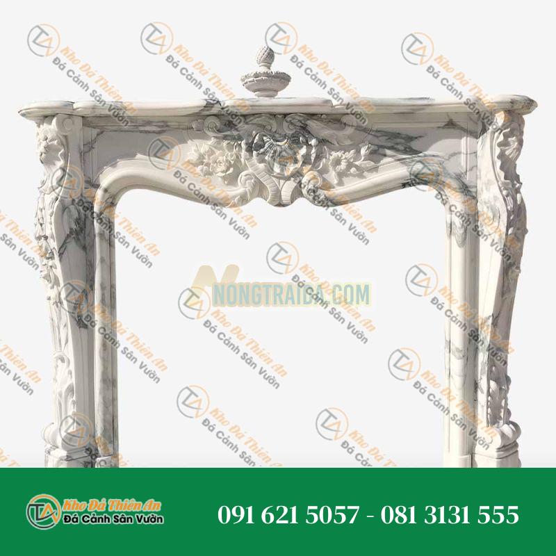 Lò sưởi phong cách Rococo thanh mảnh