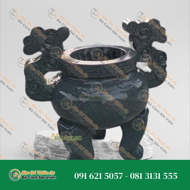 Lư Hương Đá Xanh Ấn Độ Rộng 85cm