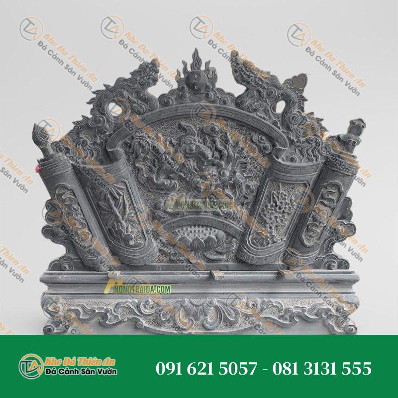Mẫu Bình Phong Lăng Mộ Đen Hoà Bình 186x190cm