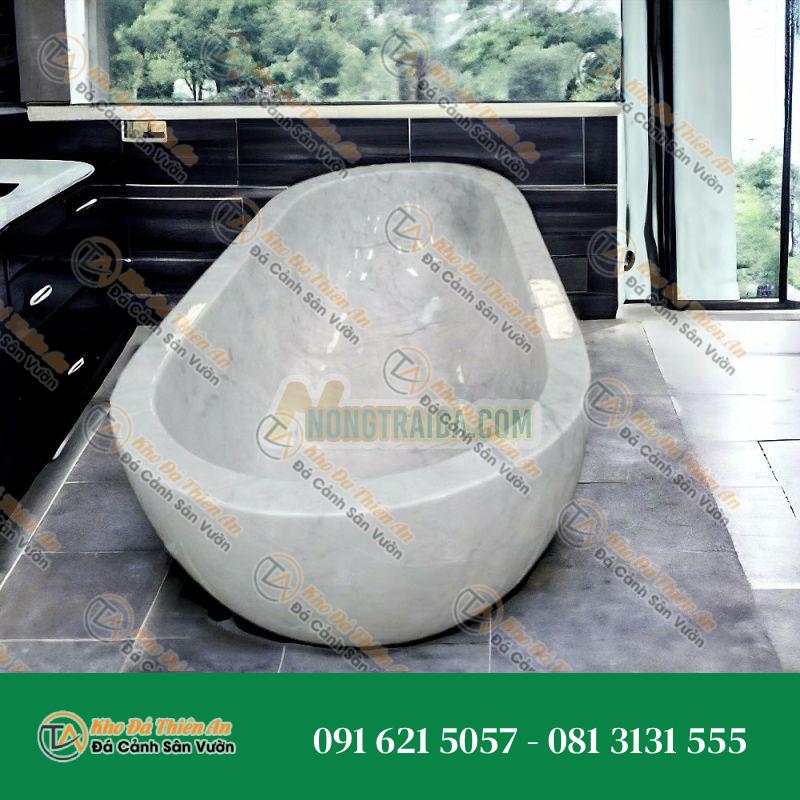 Nhà cung cấp đá marble tự nhiên cho khách sạn, bồn tắm đứng tự do trong phòng tắm