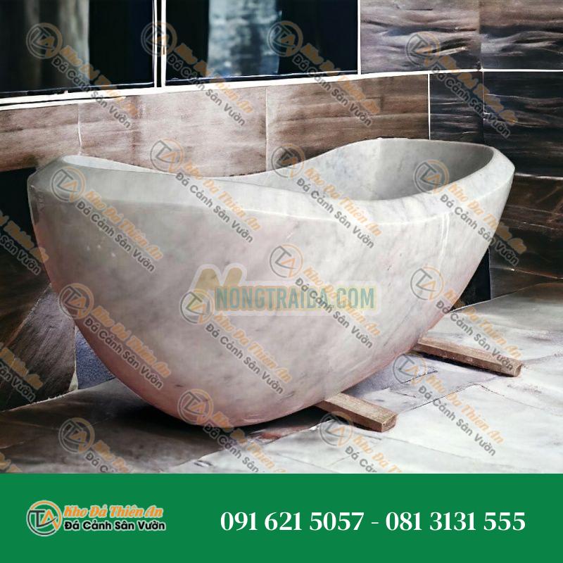 Nhà máy Việt Nam sản xuất bồn tắm đứng tự do từ đá tự nhiên, với chất liệu từ đá Marble
