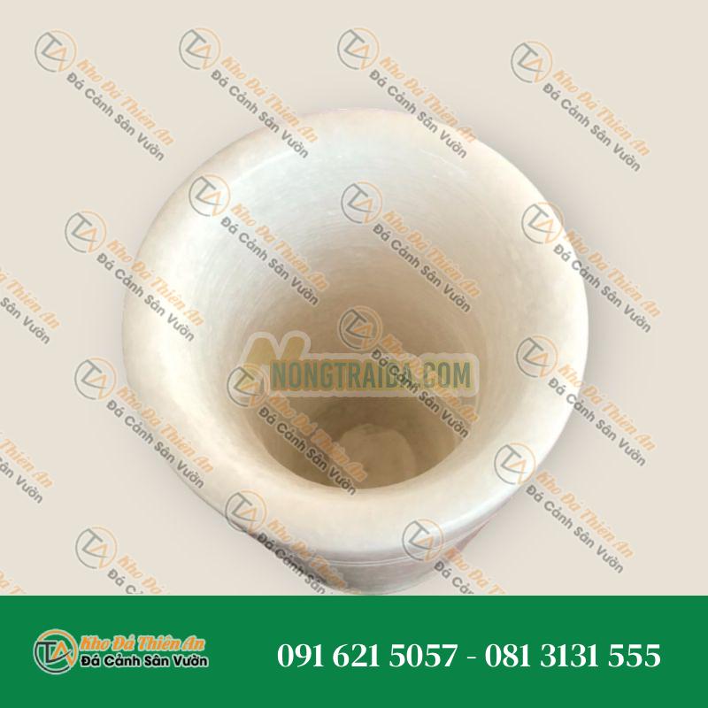Ống đựng nhang, hương thờ cúng trang trí bàn thờ đá cẩm thạch trắng