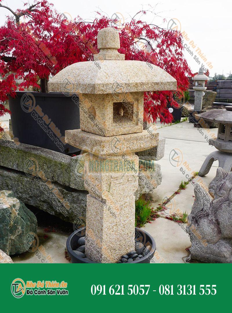 Đèn đá Nhật Bản (Oribe Gata Ishidoro) 79x26cm