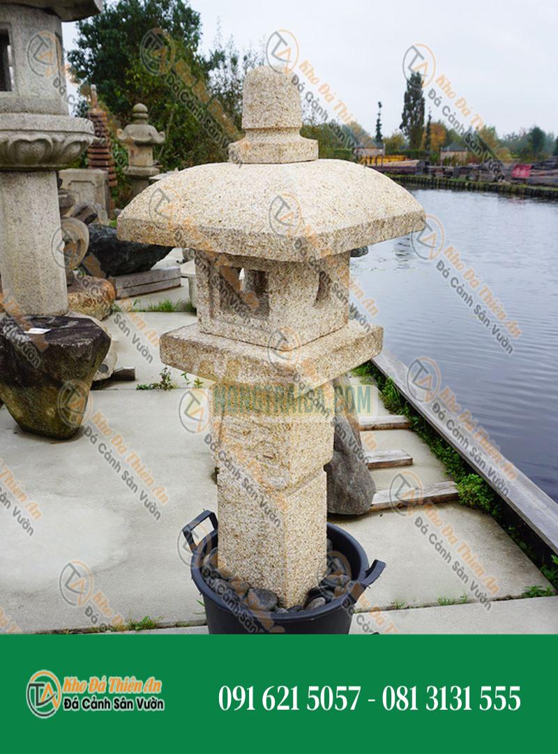 Đèn đá Nhật Bản (Oribe Gata Ishidoro) 41x25cm