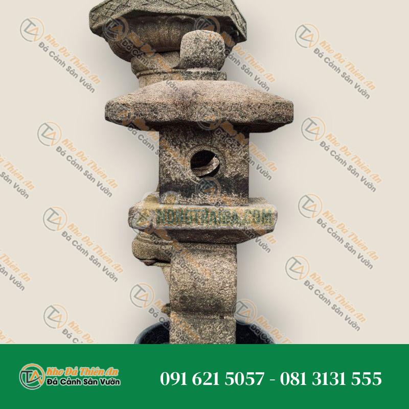 Đèn đá Nhật Bản (Oribe Gata Ishidoro) 68x35cm