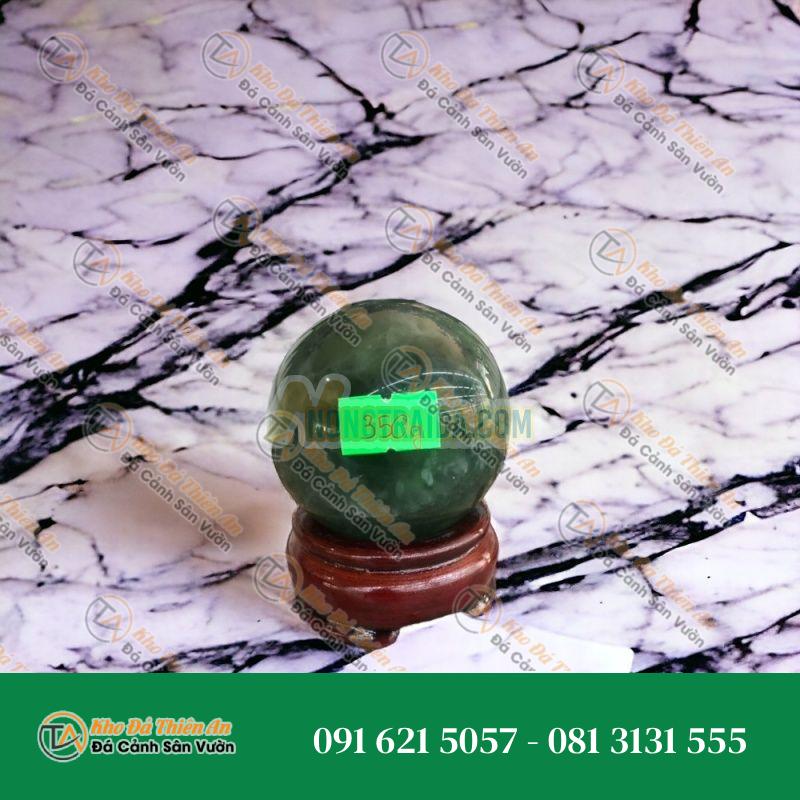 Quả cầu phong thủy đá thạch anh xanh – Đường kính 5,9cm