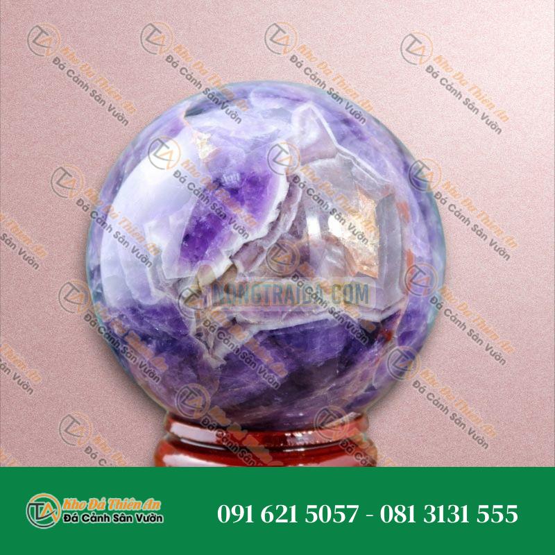 Quả cầu thạch anh tím 10cm