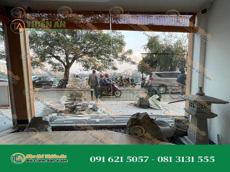 [Dự Án] Sân vườn nhật bản hiện đại đá cuội vân mây