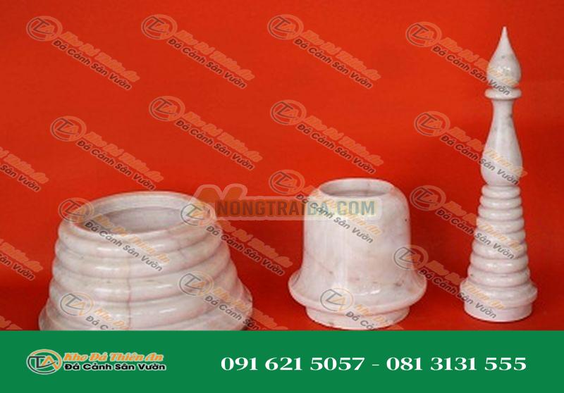 Stupa chưa tro cốt 2 ngăn, kích thước cao 38cm, rộng 15cm