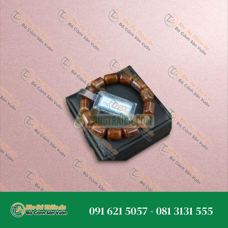Thạch anh hạt đốt tóc đồng 12x16mm 6a(-)