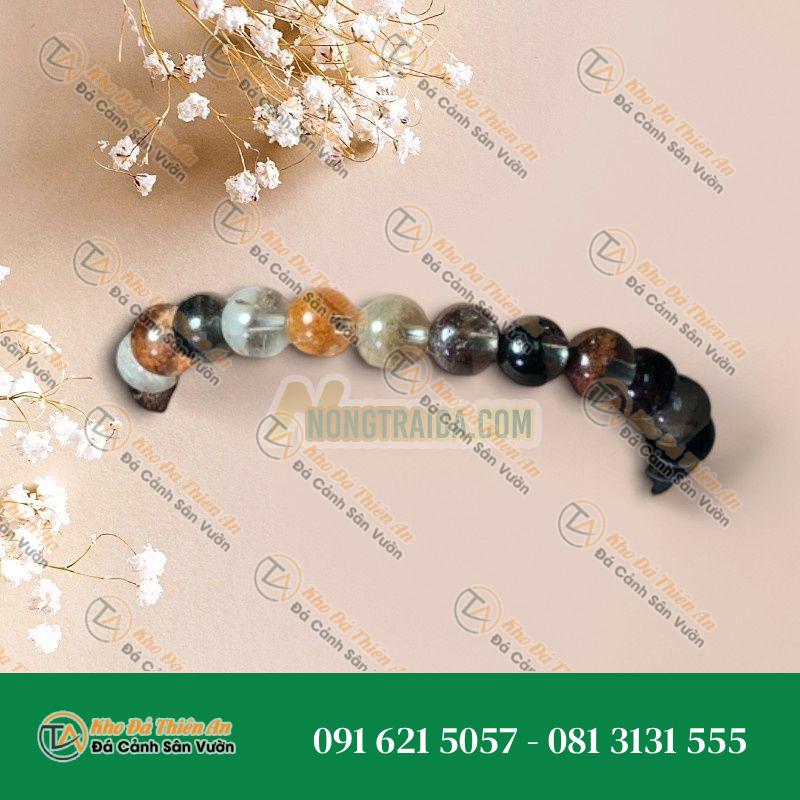 Thạch anh ưu linh hỗn hợp 8mm 4A