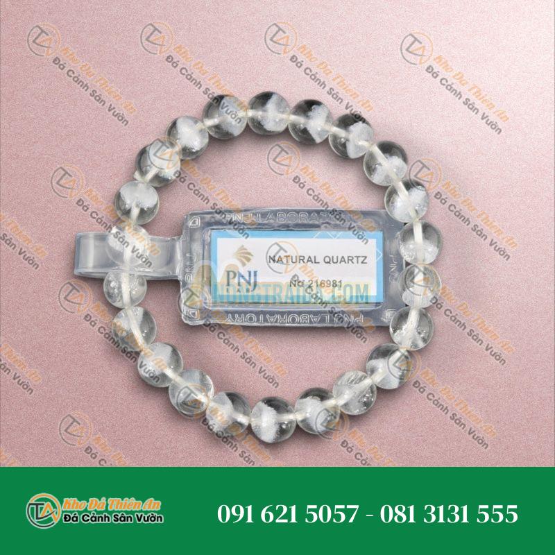 Thạch anh ưu linh trắng 8mm 5A