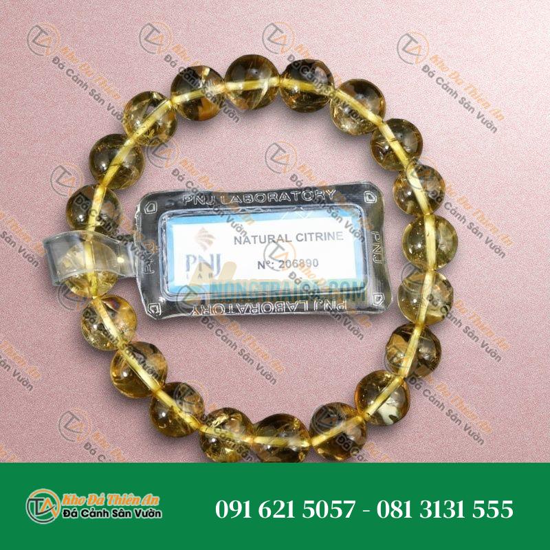Thạch Anh Vàng 09mm 4A