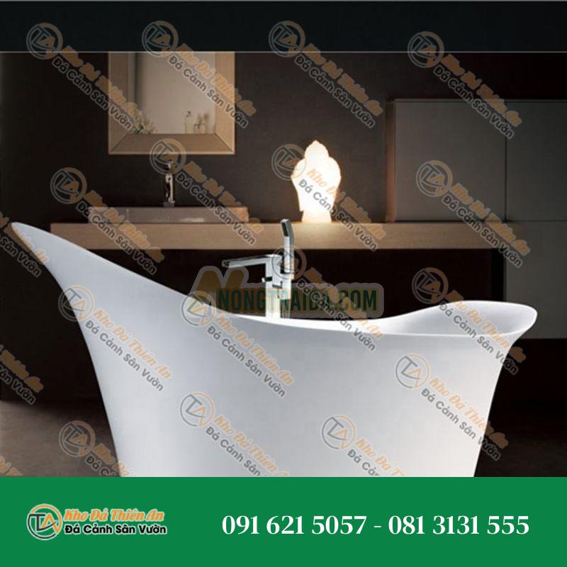 Thiết kế mới cho bồn tắm đứng tự do, chất liệu đá nhân tạo, chất lượng cao, với bốn chân chống