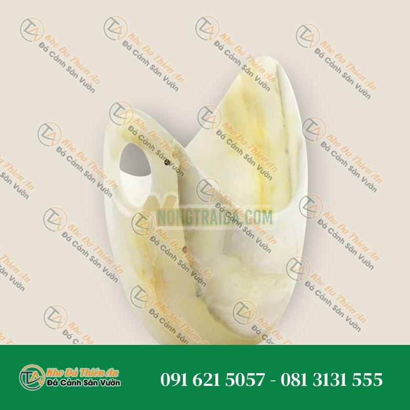 Thùng đựng rượu Champagne/Bình giữ lạnh rượu vang/Chậu đá trang trí Bằng đá cẩm thạch Onyx trắng, thiết kế độc đáo