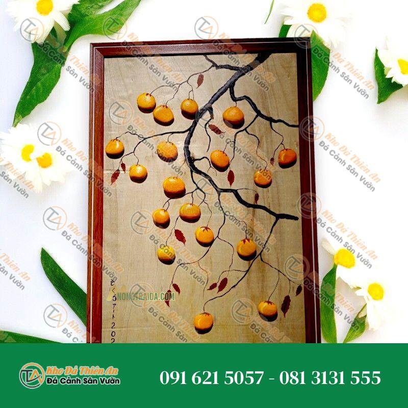 Tranh đá cuội đẹp 23x12cm