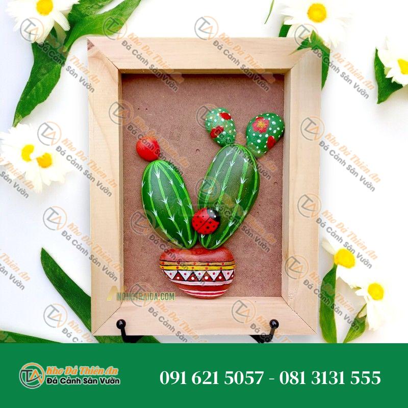 Tranh đá cuội handmade 27x24cm