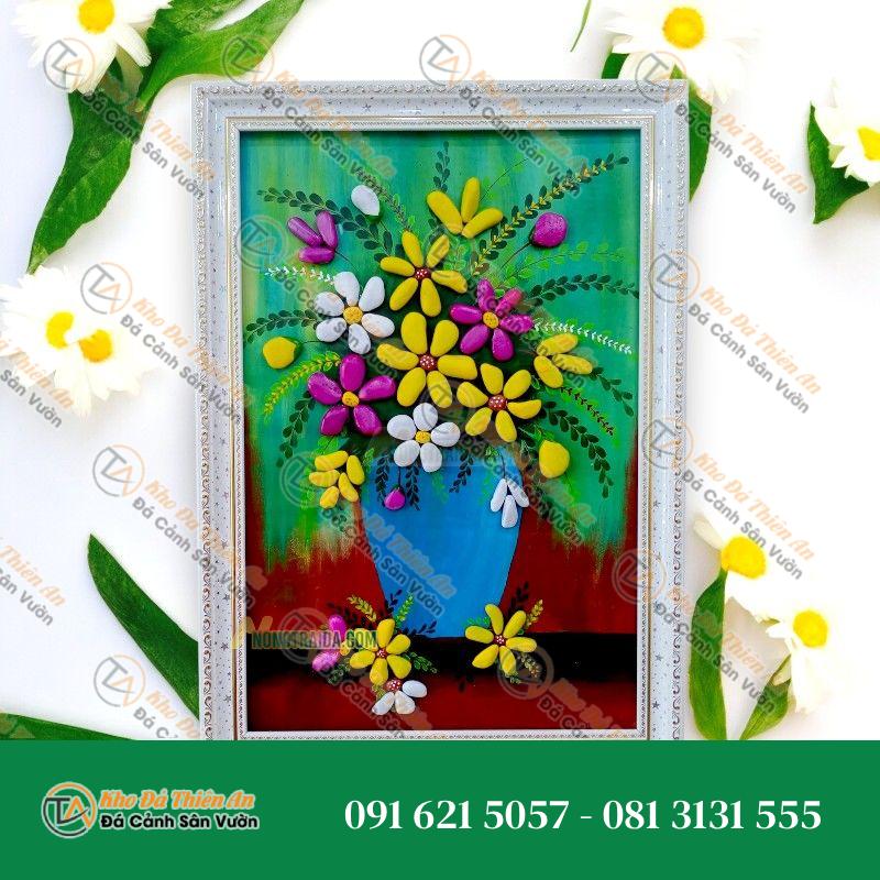 Tranh đá cuội mầm non 18x26cm