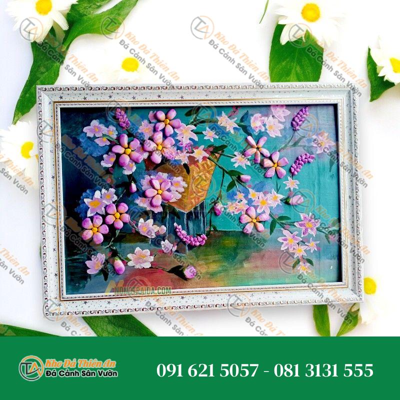 Tranh đá cuội nghệ thuật 24x25cm