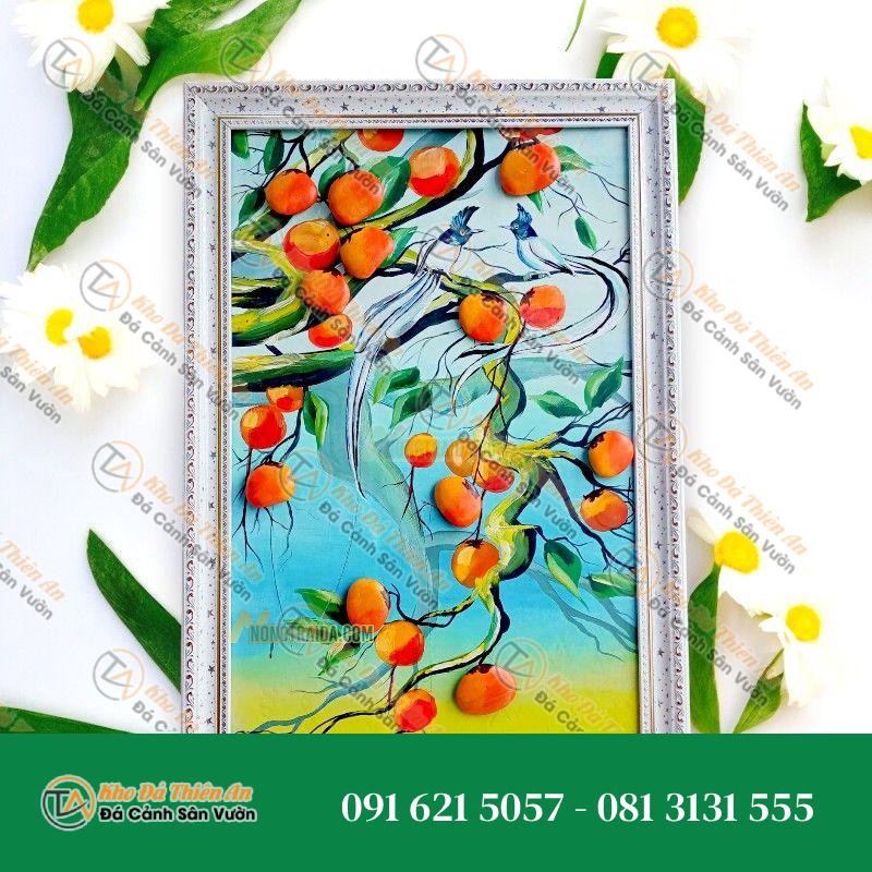 Tranh đá cuội nghệ thuật 26x20cm