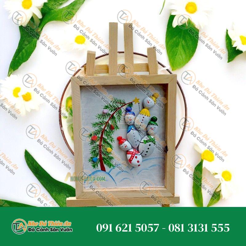 Tranh đá cuội nghệ thuật 27x18cm