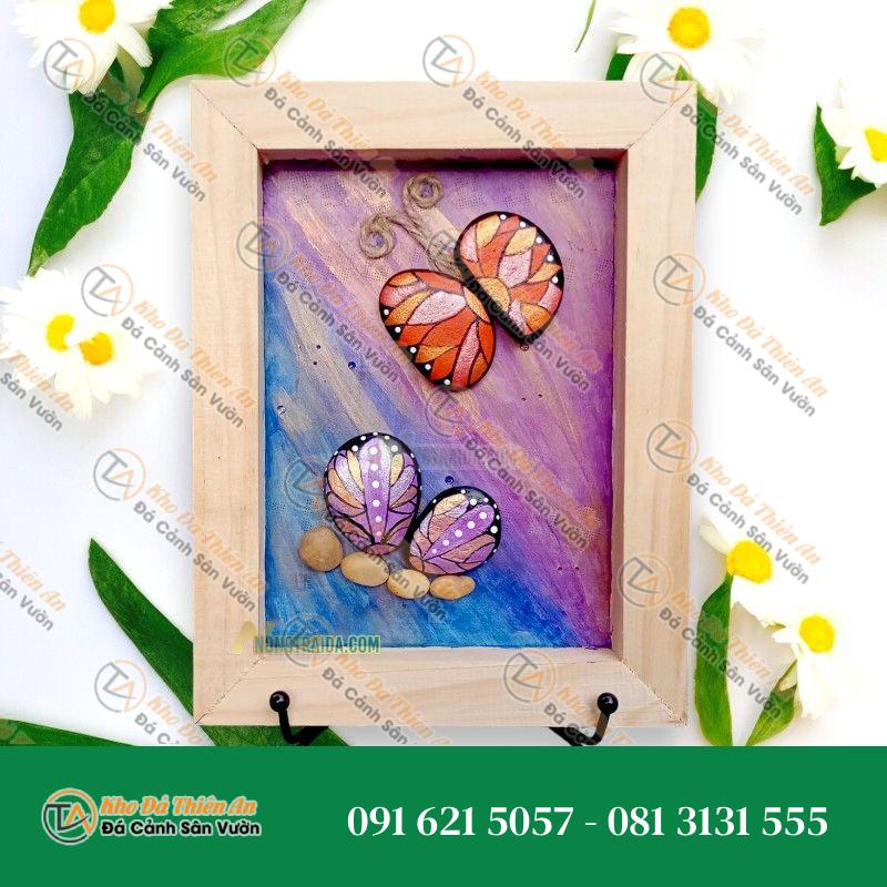 Tranh đá cuội nghệ thuật 28x15cm