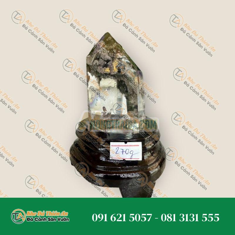 Trụ đá phong thủy trấn thạch đá thạch anh ưu linh