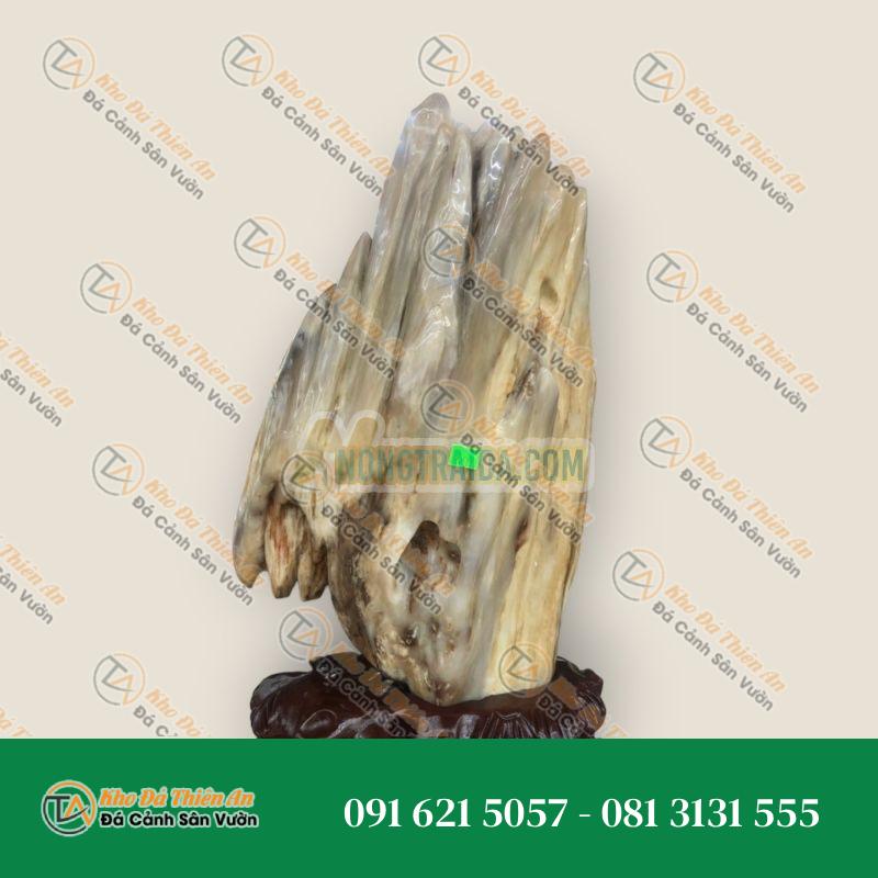 Trụ gỗ hóa thạch phong thủy – Nặng 2,3 kg