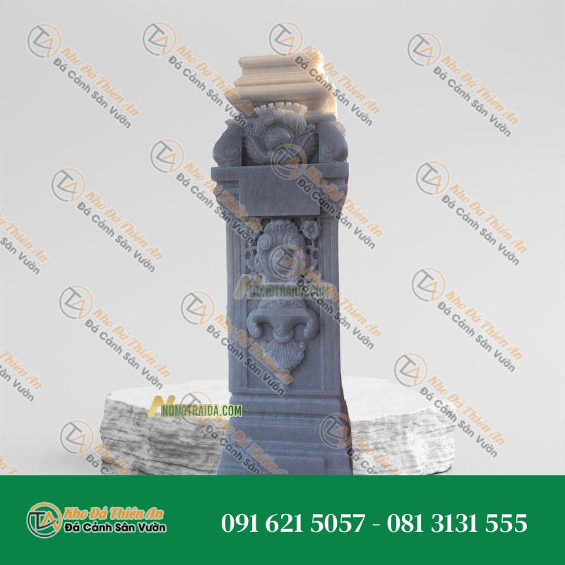 Trụ lan can đá cẩm thạch trắng 120cm