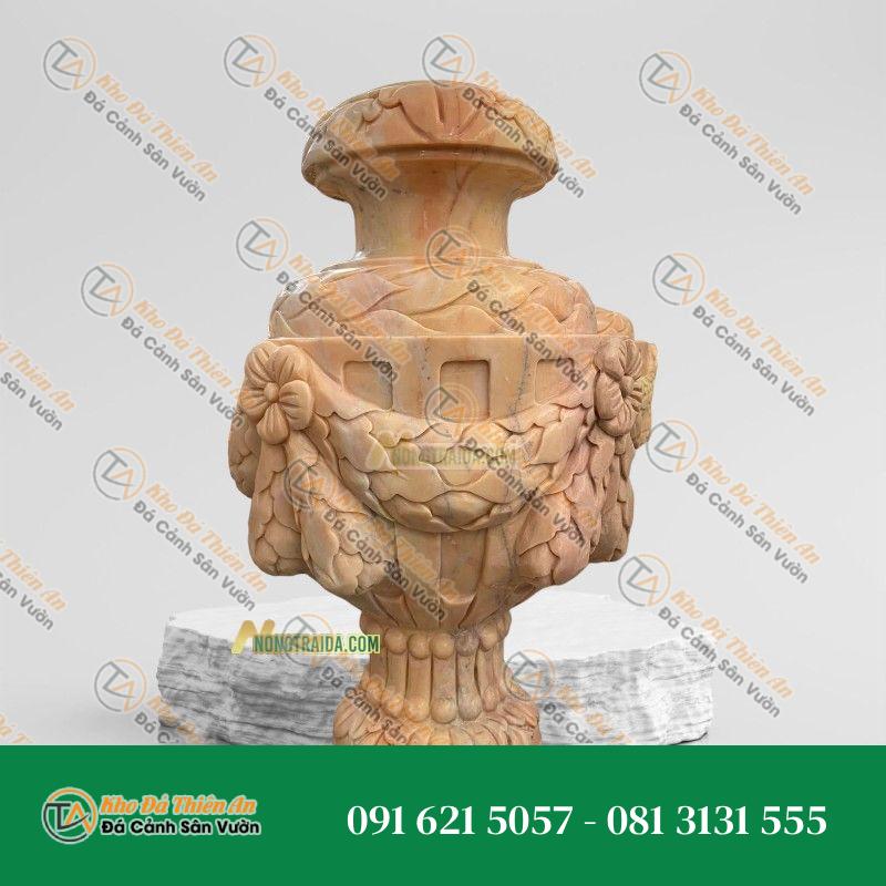 Trụ lan can đá vàng cà rốt 116cm
