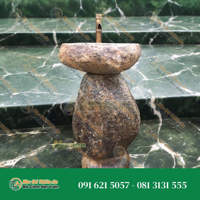 Trụ lavabo đá cuội muối tiêu