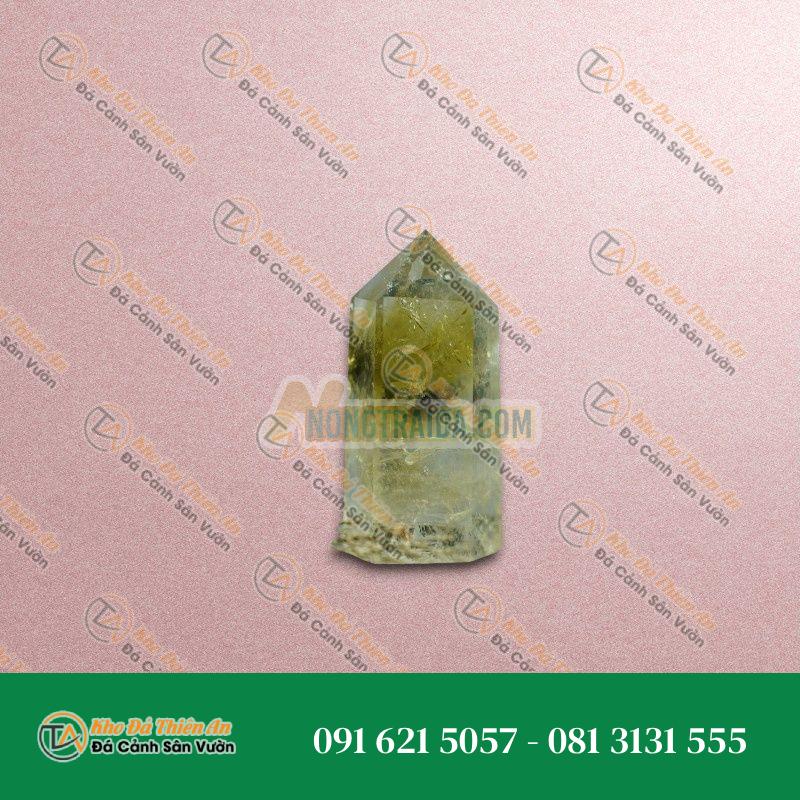 Trụ thạch anh thach anh vàng 10cm 5A