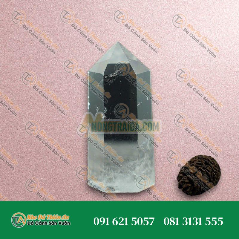 Trụ thạch anh trắng 7cm 95gr