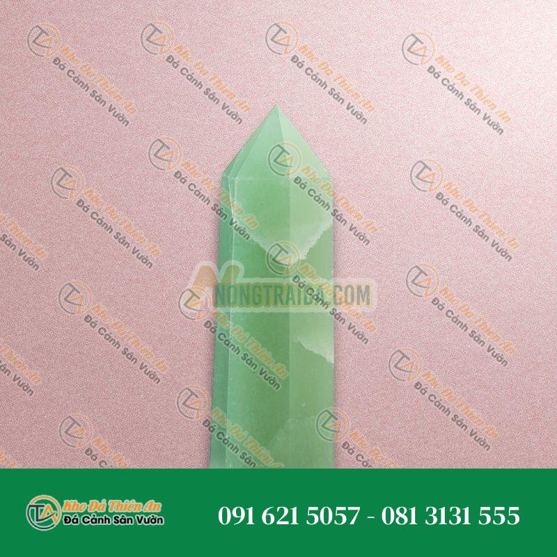 Trụ thạch anh xanh 10cm