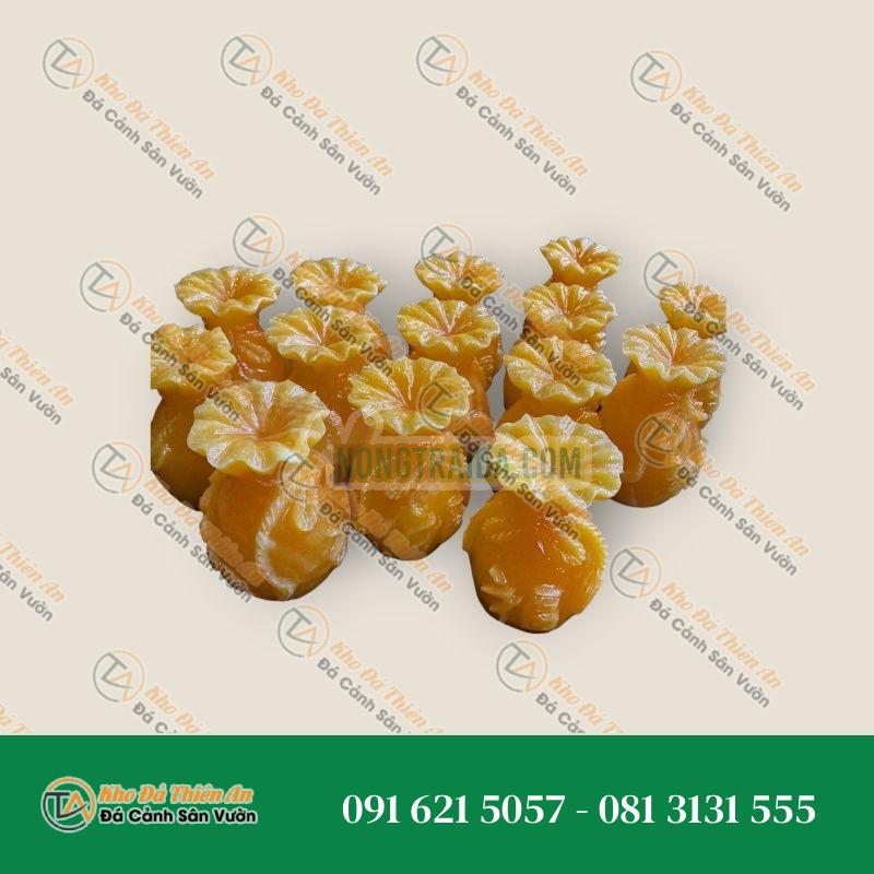 Túi tiền phong thủy đá ngọc hoàng long chiêu nạp tài lộc – Cao 12cm
