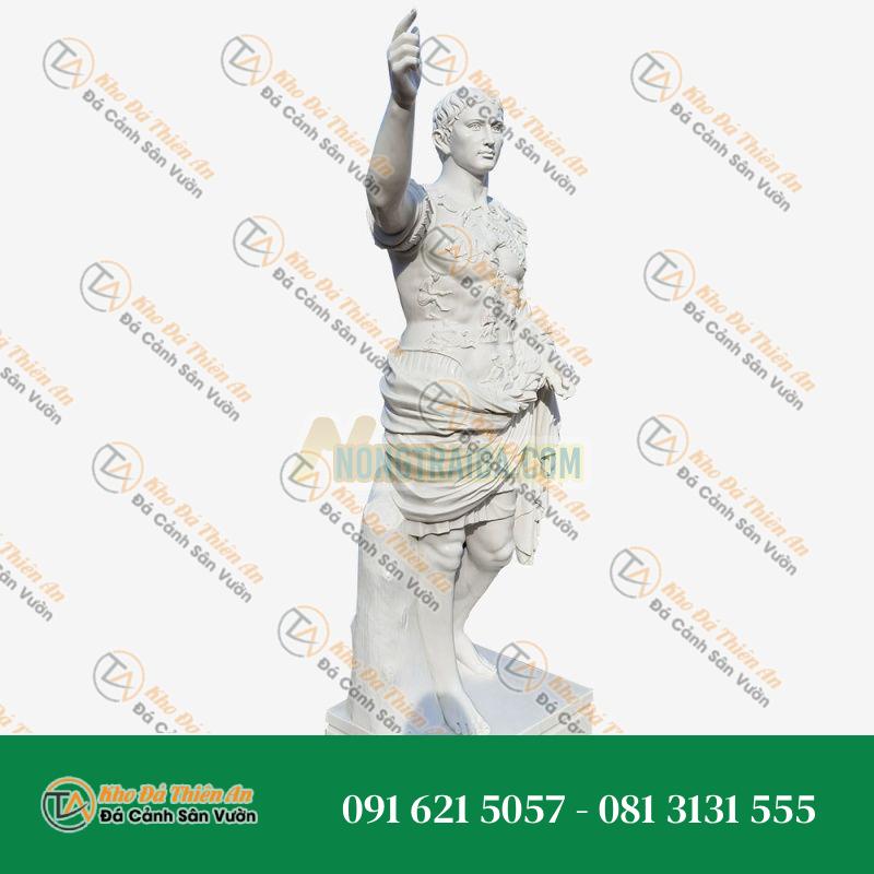 Bức Tượng Julius Augustus Đá Marble – Kiệt Tác Cổ Điển – Khodathienan.com