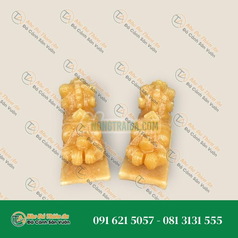 Cặp Tỳ Hưu Phong Thủy Ngọc Hoàng Long 15cm – Nét Đẹp Tinh Tế | Khodathienan.com