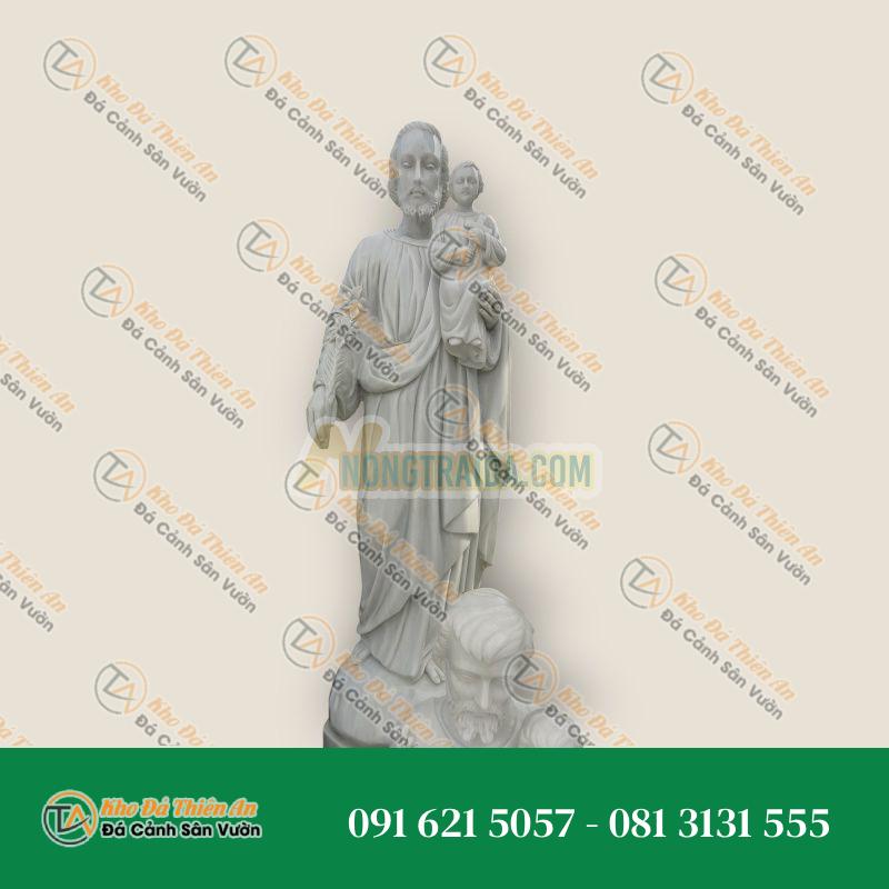 Tượng Chúa Kitô Đá Cẩm Thạch – Cao 1.50m – Khodathienan.com