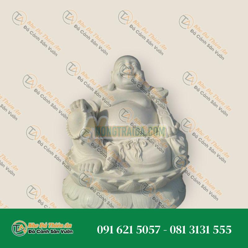 Tượng Phật Thích Ca Đá Cẩm Thạch – Cao 80cm – Khodathienan.com