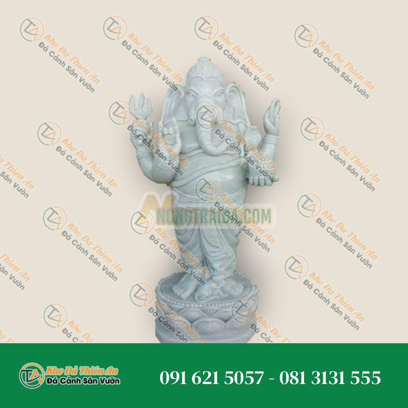 Phật Voi Đá Cẩm Thạch Khắc Ốp 120cm – Kiểu Dáng Độc Đáo, Phong Cách – Khodathienan.com