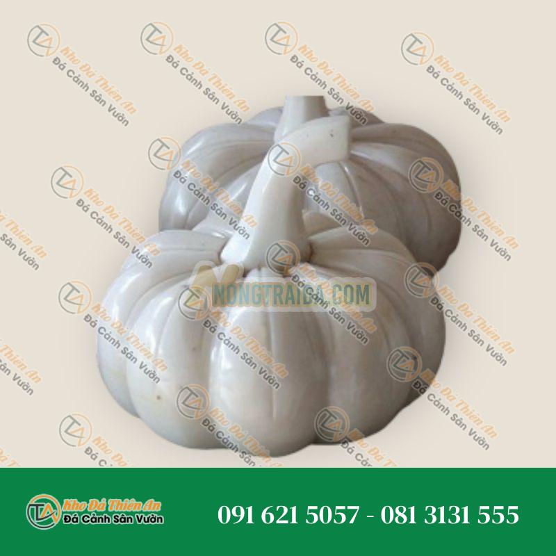 Quả Bí Ngô Đá Cẩm Thạch – Trang Trí Phong Thủy – Khodathienan.com