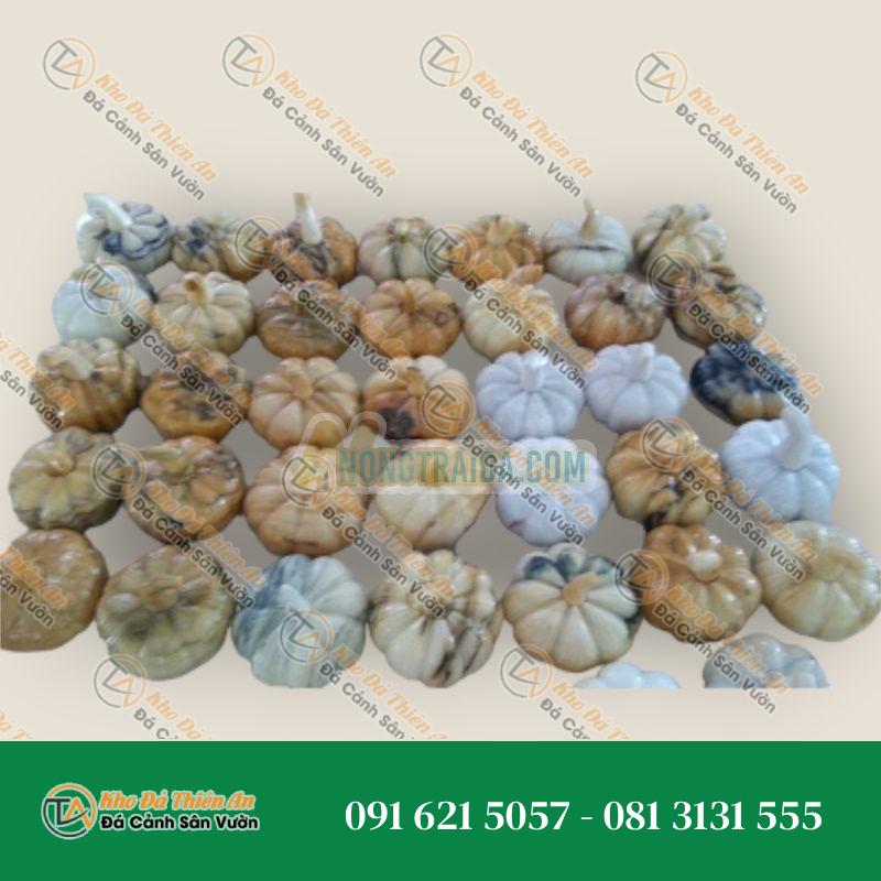 Quả Bí Ngô Đá Cẩm Thạch Mini – Trang Trí Sang Trọng – Khodathienan.com